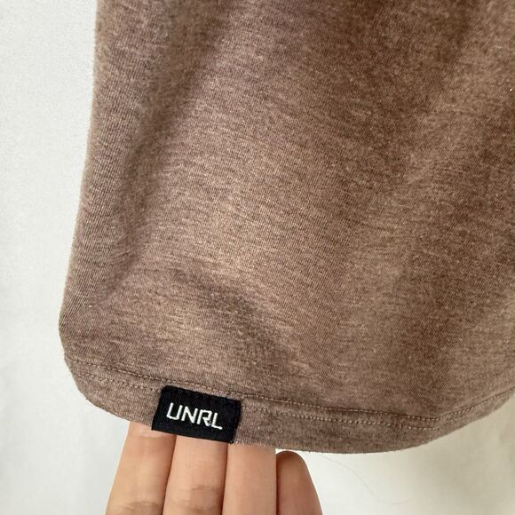 UNRL Shirt Men's XL Brown Casual Tee Scheels Exclusive Short Sleeve Crewneck - Picture 4 of 10
